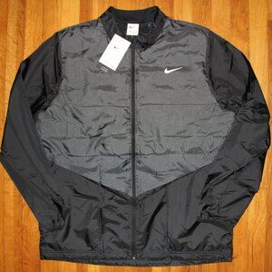Nike Therm-Fit ADV Repel Full Zip Golf Jacket Mens L Black